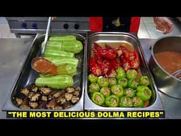 How to Make Mixed Vegetable Dolma Recipe for 20 - Delicious Turkish Stuffed Vegetables