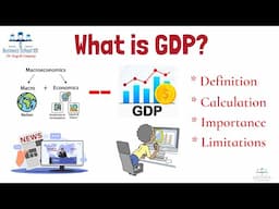 What is GDP? | Macroeconomics | From A Business Professor