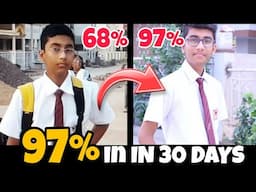 How I got 97% in class 10th (Average student)🔥 | ZERO to TOPPER in 30 Days | Kushal Sarkar