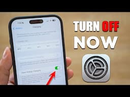 iOS 18 Settings To Turn OFF NOW! (Urgent)