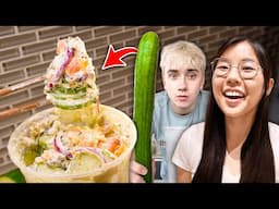 35 Million Views Cucumber Salad 🥒 (TikTok’s Salmon Cream Cheese Bagel Recipe)