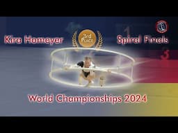 Kira Homeyer World Championships 2024 in Gymwheel Woman Spiral Finals 3rd Place