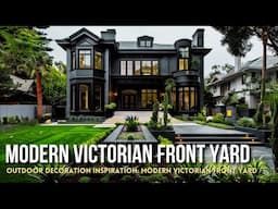 Stunning Outdoor Decoration Inspiration: Modern Victorian Front Yard