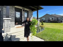 Indoor Garden tour of our new house in Canada 🇨🇦