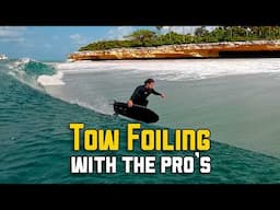 Tow Foiling with the Pro's in Bali