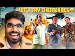 I TRIED GTA V ( ALL CHEATCODES )