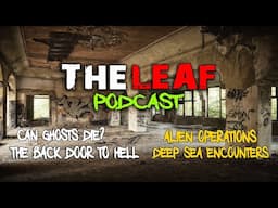 Can Ghosts Die? | CRAZY Encounters With Aliens Cryptids and MORE | TheLeaf Podcast