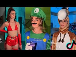 HIGH SCHOOL HALLOWEEN PARTY  | NEW MIKAELA HAPPAS AND FRIENDS POV | FUNNY TIKTOK COMPILATIONS #223