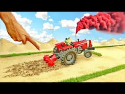 Diy mini tractor making modern agriculture plough machine | science projects | @MiniTractor100