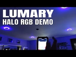 Lumary Halo Smart Recessed Lighting Pro 4 Inch with RGB Night Light Demo