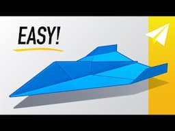 FLIES 150+ Feet!!! How to Make an Easy Jet Paper Airplane that Flies REALLY Far — Starshot