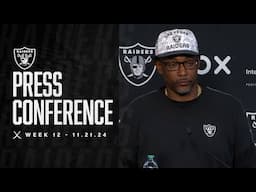 Coach Graham and Coach Turner Presser - 11.21.24 | Raiders | NFL