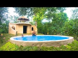 We Build The Most Epic Jungle Swimming Pool Villa by Hand