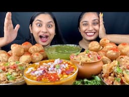 Eating Spicy Panipuri and Churmur Challenge with Another Bog Announcement 📣|Food Challenge|Mukbang