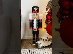 DIY Christmas nutcracker #diy #christmas  #reels