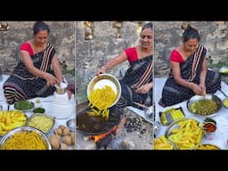 Bhungara bateta tasty gujarati street food - aloo snacks recipe #potato #recipe #streetfood