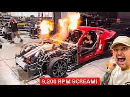 DYNO TUNING TWIN TURBO FERRARI F12 SHOOTING FLAMES! 🔥