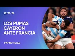 Los Pumas despidieron el año con una derrota ante Francia