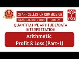 SSC GD | Quantitative Aptitude : Arithmetic - Arithmetic Profit & Loss (లాభ - నష్టములు) (Part-1)