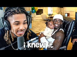 DDG Reacts To Kai Cenat Revealing He Has a Daughter!! 😳