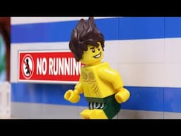 LEGO Olympic Dive Fails STOP MOTION | LEGO Swimming, Spy, Fireman Fails | Billy Bricks Compilations