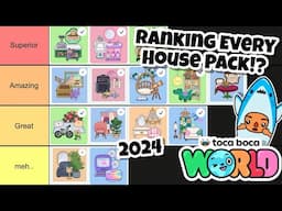 Ranking every Home Designer Pack in Toca Boca World!? | 2024