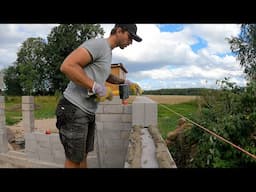 Building walls with FIBO blocks