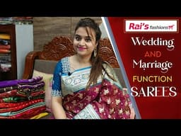 Wedding And Marriage Function Sarees Collection (22nd November 2024) - 22NRY