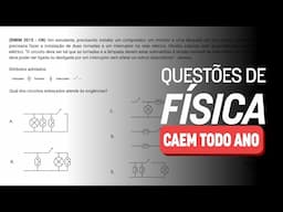 🚨 RESOLVA essas 5 questões de Física | Revisão ENEM 2024 #JuntosAtéaProva