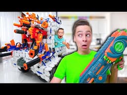 Surviving 48 hours in Nerf Battles with my Brother