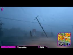 Intercepting Hurricane Francine As It Slammed Louisiana - Live As It Happened - 9/11/24