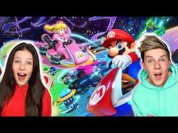 Who is the BEST at MARIO KART 8? Prezley VS Sister