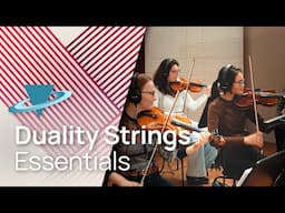 Duality Strings Essentials | Two Ensembles, Infinite Flow