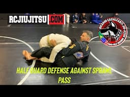 Half guard  série  defense against sprawl  pass