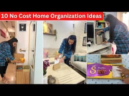 10 No Cost Home Organization Ideas | Organize Your HOME For Free