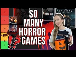 Huge HORROR Ranking Video! Over 40 Games! Hidden Gem and Hot Trash!