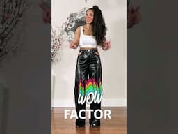 FAUX-LEATHER WIDE LEG PANT | PERFECT FOR NIGHT OUT & HOLIDAY | ZARA TRY-ON