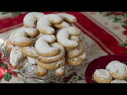 Greek Kourabiedes (Nut-Free) Christmas Cookies