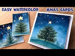 Make Your Own Watercolor Christmas Cards!