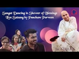 Shower of Blessings on Guruji s Birthday, Sangat Dancing #guruji #gurujikebhajan