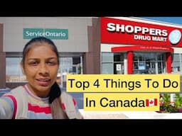 Top 4 Things To Do Just After Landing In Canada | Htiksha's Diary