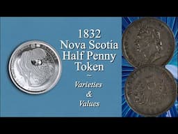 1832 Nova Scotia Half Penny Token