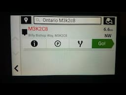 How to search a Canada postcode on Garmin DriveSmart 66 (works!)