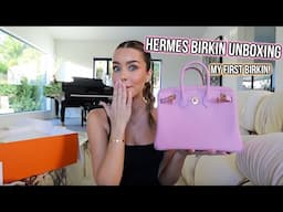 Hermes Birkin 25 unboxing! My first Birkin!!!