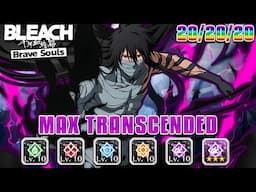 DESTROYS EVERYTHING! Max Transcended T20 9th Anni Mugetsu Form Ichigo PvE Showcase | Brave Souls