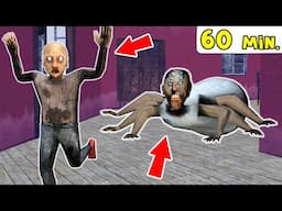 Grandpa vs Granny-Spider - funny horror animation parody (60 min. super collection)