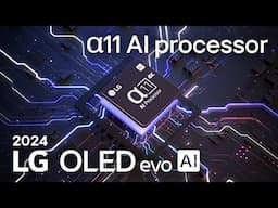 2024 LG OLED evo AI a11 AI Processzor