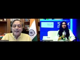 Dr Shashi Tharoor at SSVM Transforming India conference, speaking on “Words and Wisdom” Aug4, 2024