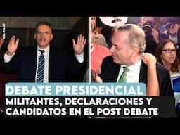 Post debate presidencial: de la salida de Yamandú Orsi al abrazo con militantes de Álvaro Delgado