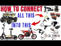 Electric Scooter, ATV, Dirt Bike - WIRING DIAGRAM - Nitro Motors and Similar with Brushed E-Motor